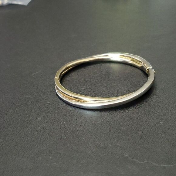 **Final Sale** Gold tone and silver tone bracelet - Picture 3 of 10